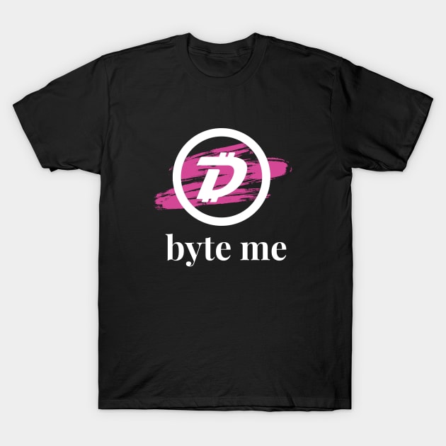 byte me pink T-Shirt by VionStellar